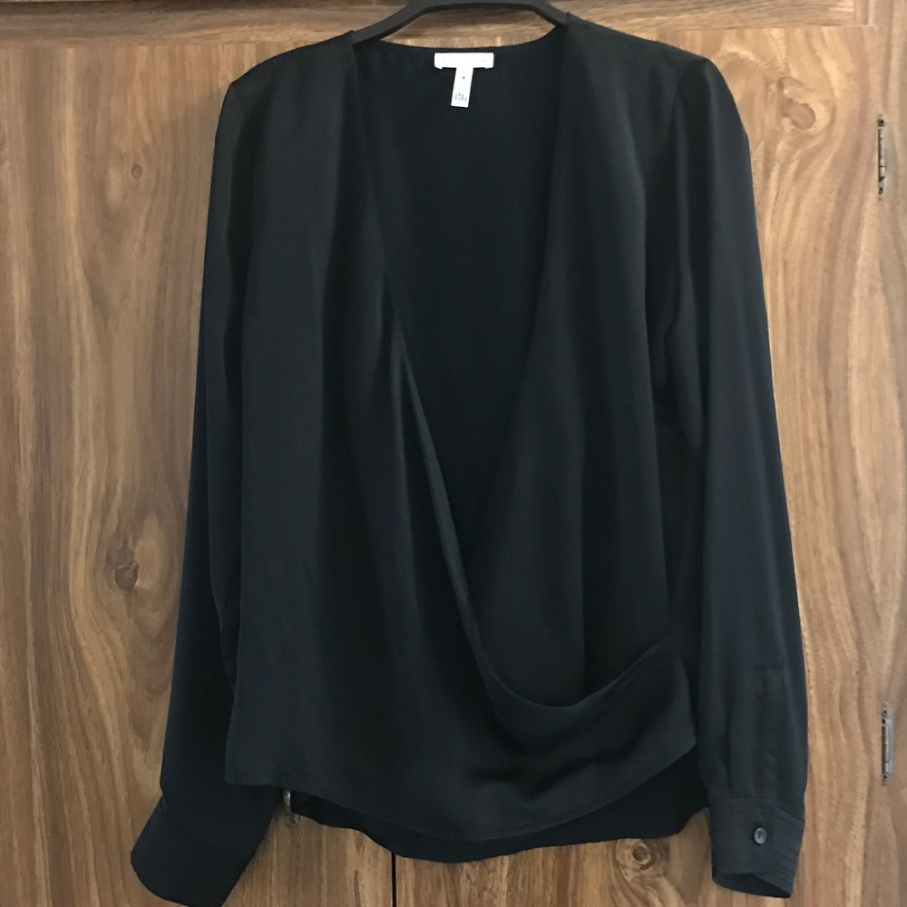 Leith Faux Wrap Blouse